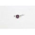 Women's Ring 925 Sterling Silver Natural red star ruby gem stone A 70